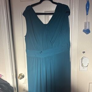 Avenue Teal Maxi Dress